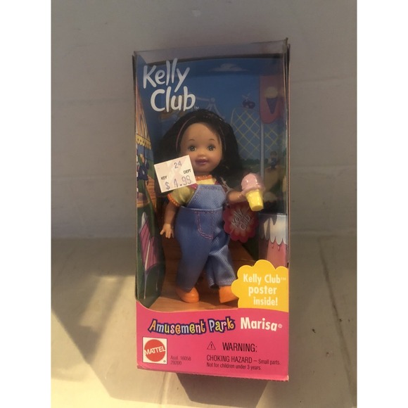 2000 Barbie Kelly Club Amusement Park Marisa w/ Ice Cream Cone Doll NRFB - Picture 1 of 2